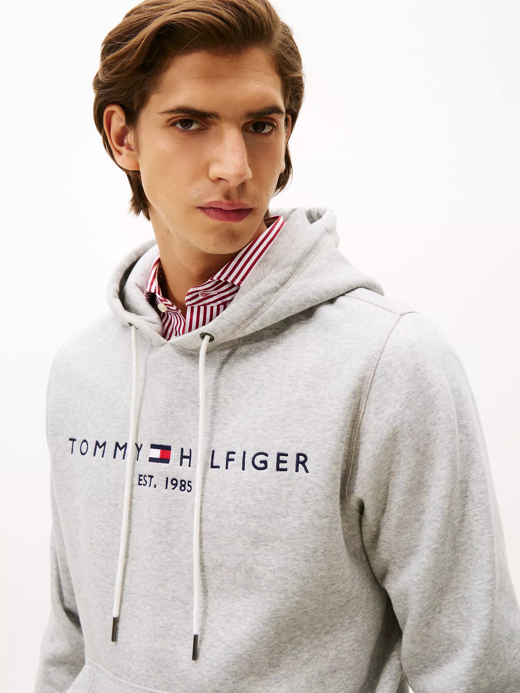 Tommy Hilfiger Embroidered Logo Hoodie