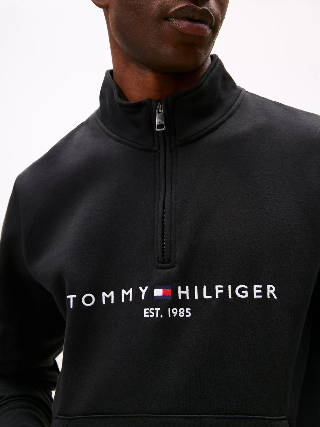Tommy Hilfiger Embroidered Logo Quarter-Zip