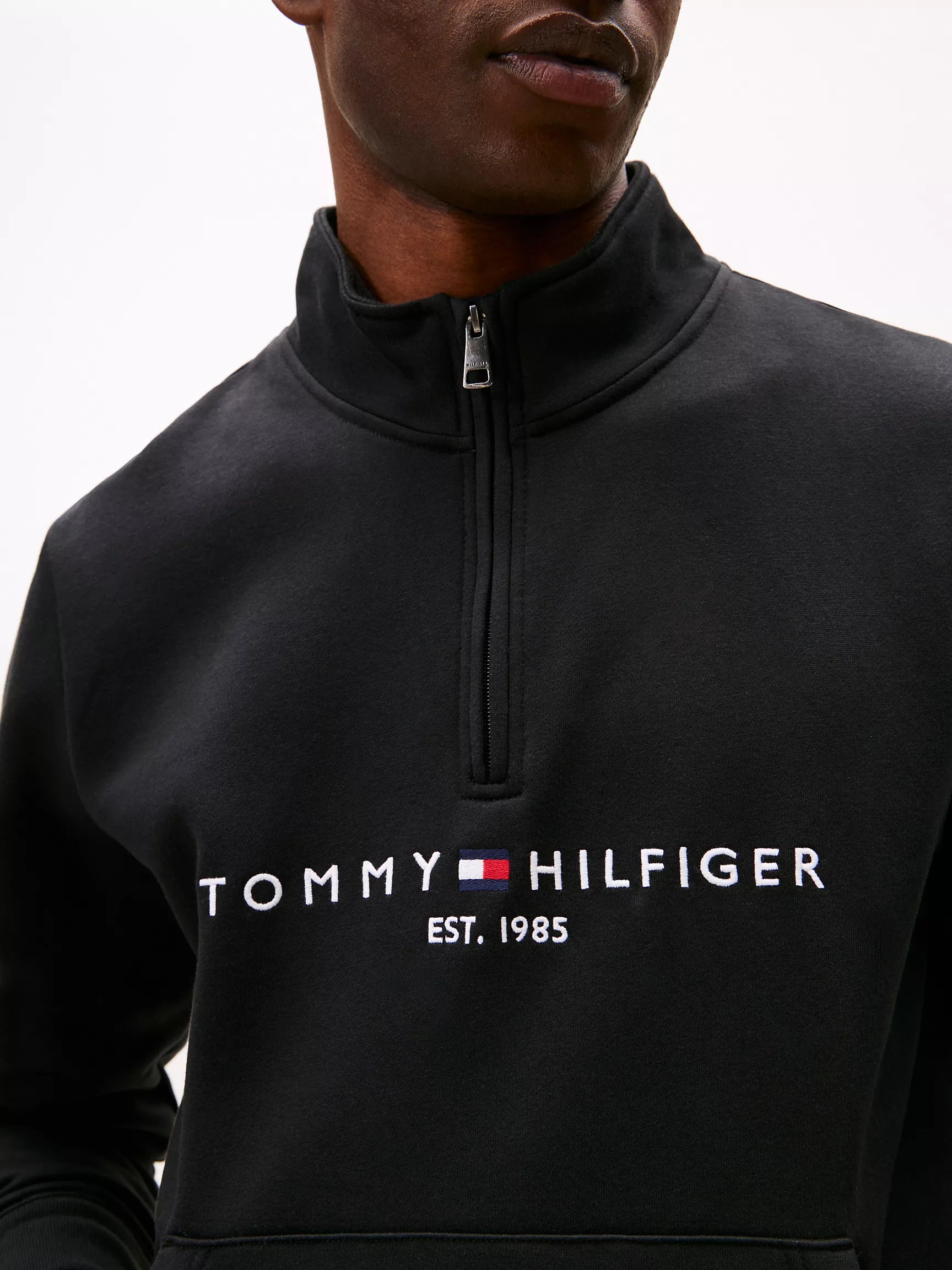 Tommy Hilfiger Embroidered Logo Quarter-Zip