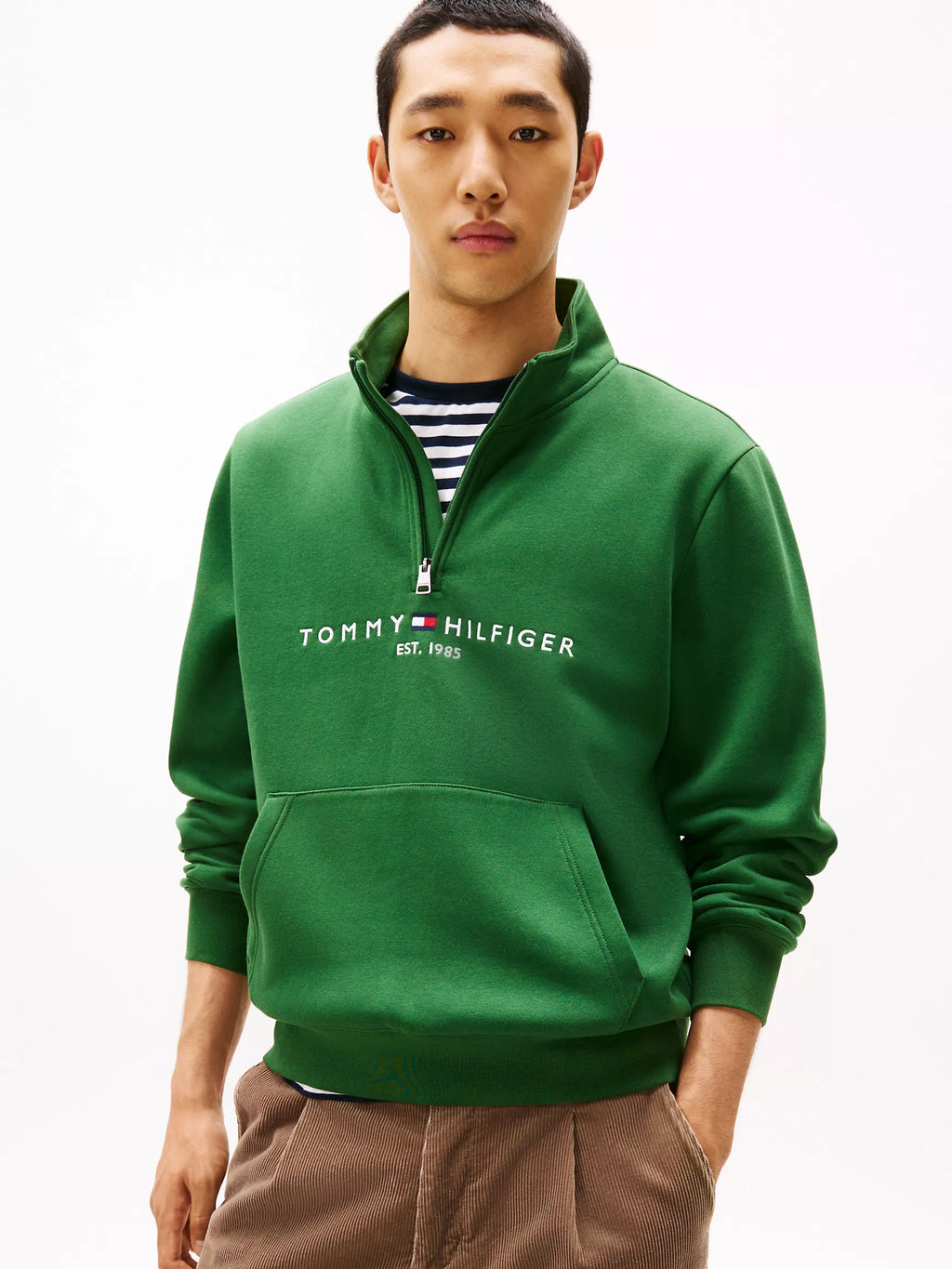 Tommy Hilfiger Embroidered Logo Quarter-Zip