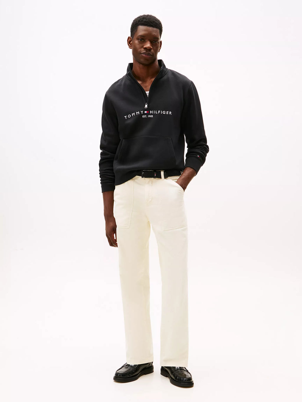 Tommy Hilfiger Embroidered Logo Quarter-Zip