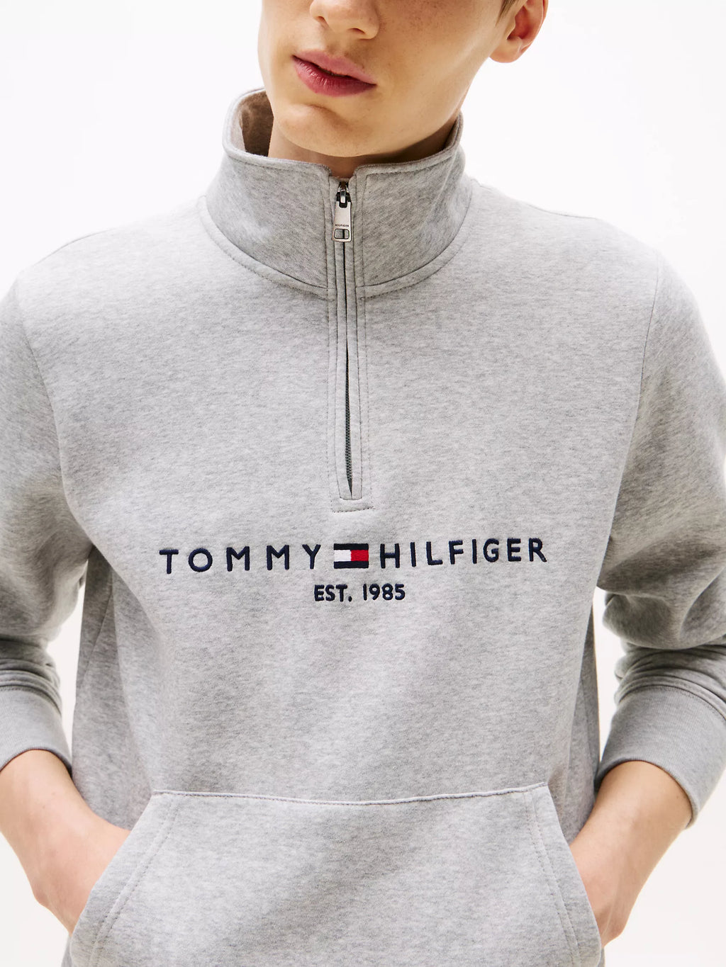 Tommy Hilfiger Embroidered Logo Quarter-Zip