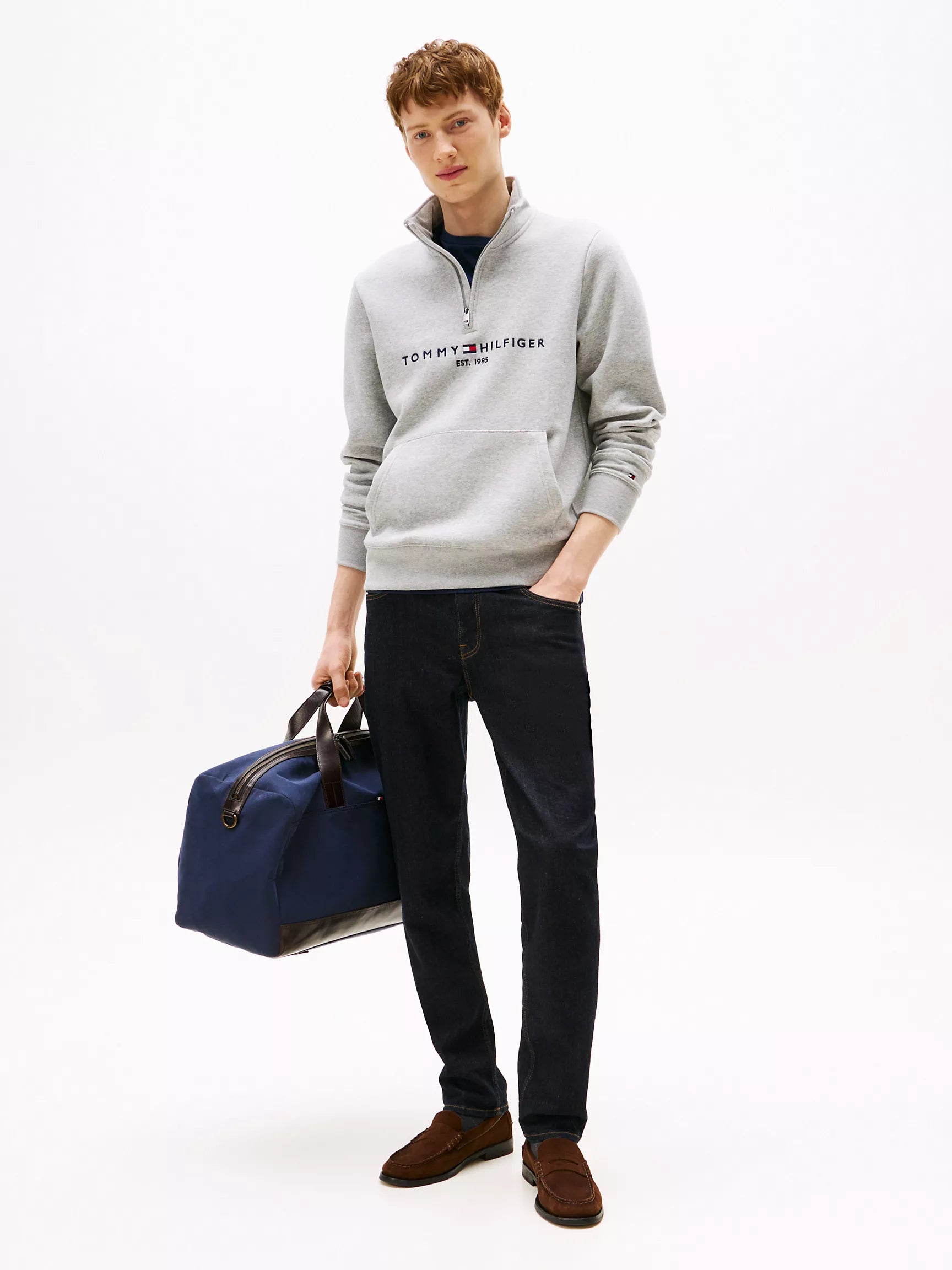 Tommy Hilfiger Embroidered Logo Quarter-Zip